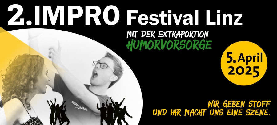 Einladung zum IMPRO Festival Linz am 5.4.2025