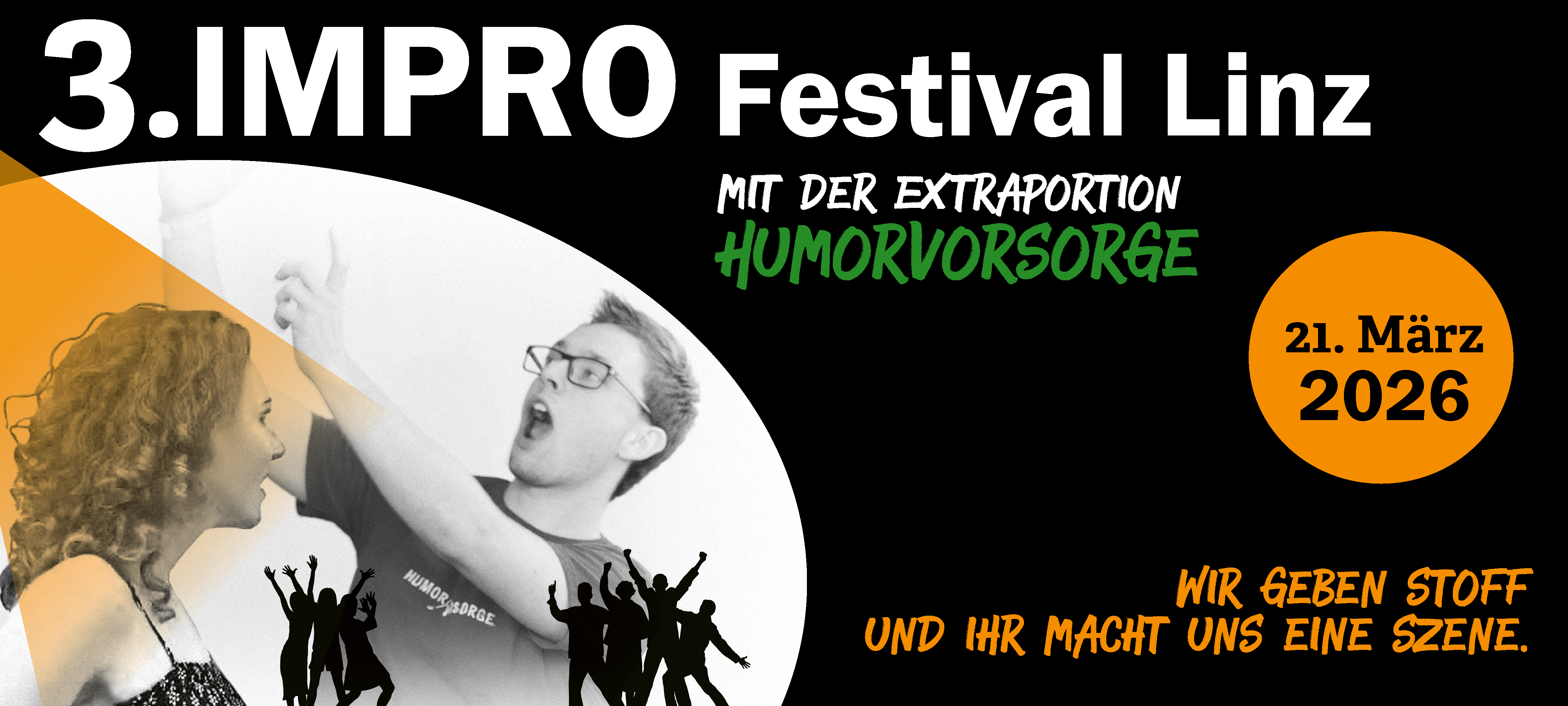 Einladung zum Improfestival Linz am 21.3.2026